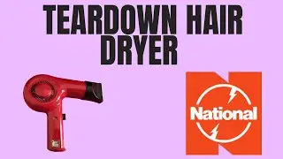 National Hair Dryer Teardown