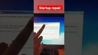 computer या laptop में startup repair का problem कैसे करें solve|| 😱😱 