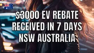 $3000 Tesla Model 3 electric vehicle rebate Australia New South Wales
