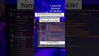 Para pengguna visual studio code harus cobain hacks ini! 