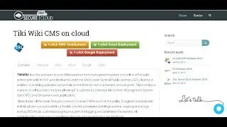 Secured Tiki Wiki CMS on Windows 2012 R2  Deploy on Azure , AWS and Google Cloud Platform.