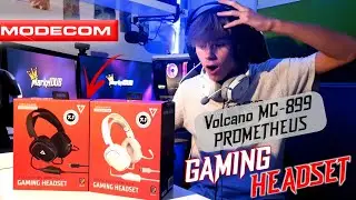 BEST BUDGET HEADSET???😯 -  Modecom Volcano MC-899 Prometheus 4K UNBOXING/REVIEW/TEST