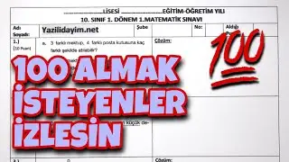 10.Sınıf Matematik 1.Dönem 1.Yazılı