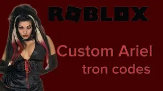 ECW/WWE ARIEL (ROBLOX) WWE 2K23 CUSTOM TRON CODES