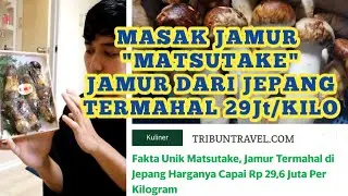 MASAK JAMUR MATSUTAKE, JAMUR TERMAHAL DARI JEPANG 29JUTA PERKILO