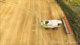 DJI Phantom 3 Pro First of creating space for large mowing of cereal Nr 02 2015