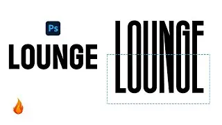 🔥How to Stretch any Letter or Word in Photoshop✅
