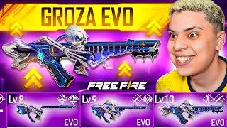 ¡CONSIGO LA NUEVA GROZA LEGENDARIA DE FREE FIRE ! 🔥 EVO 2.0 ?🔥 LA SKIN MÁS PODEROSA !!