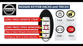 Nissan Cars Key Fob (2005 - 2022) Hacks and Tricks #automobile #cars #keyfob #shorts