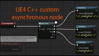 UE4 Custom asynchronous node