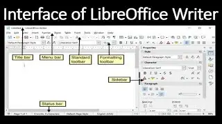 Complete Interface of LibreOffice Writer | Introduction To LibreOffice | LibreOffice Part 02