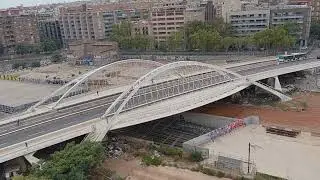 Obras AVE la Sagrera septiembre 2024