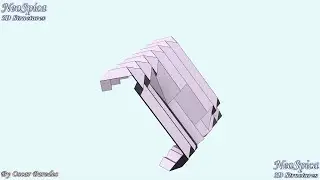 Accordion with Change of Direction 3D View