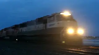 Executive Mac 9687 leading a train in 2024