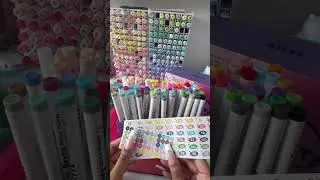 Anime Marker Set! 🤩 #markers #acrylicmarker #shorts #arrtx