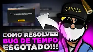 COMO RESOLVER TEMPO ESGOTADO NO FREE FIRE 2022 ( ATUALIZADO - ANDROID / EMULADOR / iPHONE )