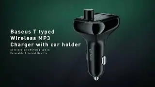 FM трансмиттер модулятор с Bluetooth 5,0 и поддержкой быстрой зарядки