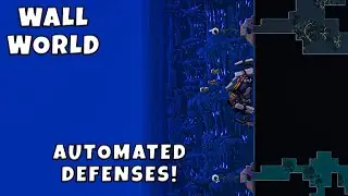 Fully Upgraded Drone System & Turret Replicator = Ultimate AFK Build! - Wall World