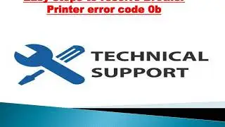 Steps to Resolve Brother Printer error code 0b