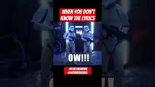 When you don’t know the lyrics 