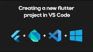 How to create new Flutter project in VS Code @flutter app developer