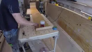 hardwood veneer on a curved surface