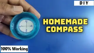 How to make compass at home | 100%  Working and very easy to make