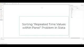 Sorting the problem of "Repeated Time Values within Panel" in Stata using Duplicates Command