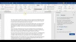 Traduzir Documentos utilizando o MS Word