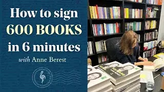 How to sign six hundred books in six minutes