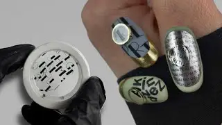 😍 Stamping design with rubbing / Why stamping doesn't work? Volumetric gel decor