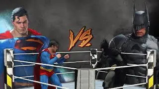 I made Superheroes Wrestle￼