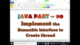 Implementing Runnable Interface To Create Thread| Runnable Interface| Start()  (