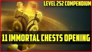 DOTA 2 - Chest Opening #10: 11 Chests TI5 Immortal Chest I: LVL 252 Compendium