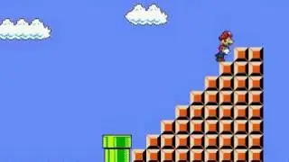 Mario(me) in m-nes game1 MUGEN Bonus Stage!!!