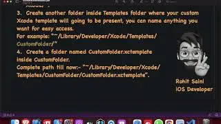 How to create your own Custom Xcode Template.