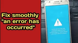 An error has occurred while updating the device software use the emergency recovery function