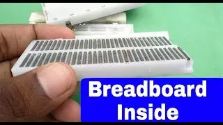 Breadboard tutorial: Broken A Breadboard: Inside of a Breadboard.