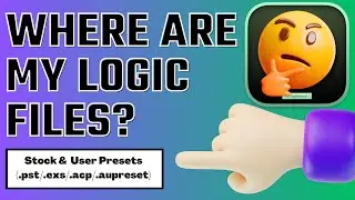Where are My Logic Pro Files? Stock and User Presets