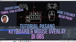 Cara pasang plugin tombol keyboard dan mouse overlay di OBS