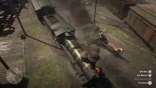 Red Dead Redemption 2 Train ride part 1