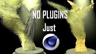 Cinema 4d R21- R20 Thanos Dust Effect without any plugin Tutorial