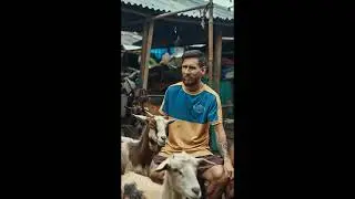 Ronaldo and Messi become traders on Eid al Adha #messi  #ronaldo  #goat #iedadha