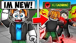 I Pretended To Be NOOB, Then Used KJ MOVESET (The Strongest Battlegrounds)