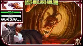 Dragon Dave stream - April 2021 - Magma Dragon Painting