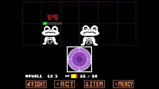 UNDERTALE Clover!Swap Mod - Preview 10: New Attack Reticle and Enemy Retreating