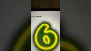 Neon Numbers 0 to 9 