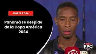 Jugadores de Panamá reaccionan en zona mixta tras quedar eliminados