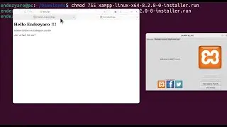 XAMPP for Linux, ubuntu, how to install, uninstall, start, stop XAMPP,  creates HelloWorld localhost