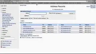 How to setup DNS using Webmin